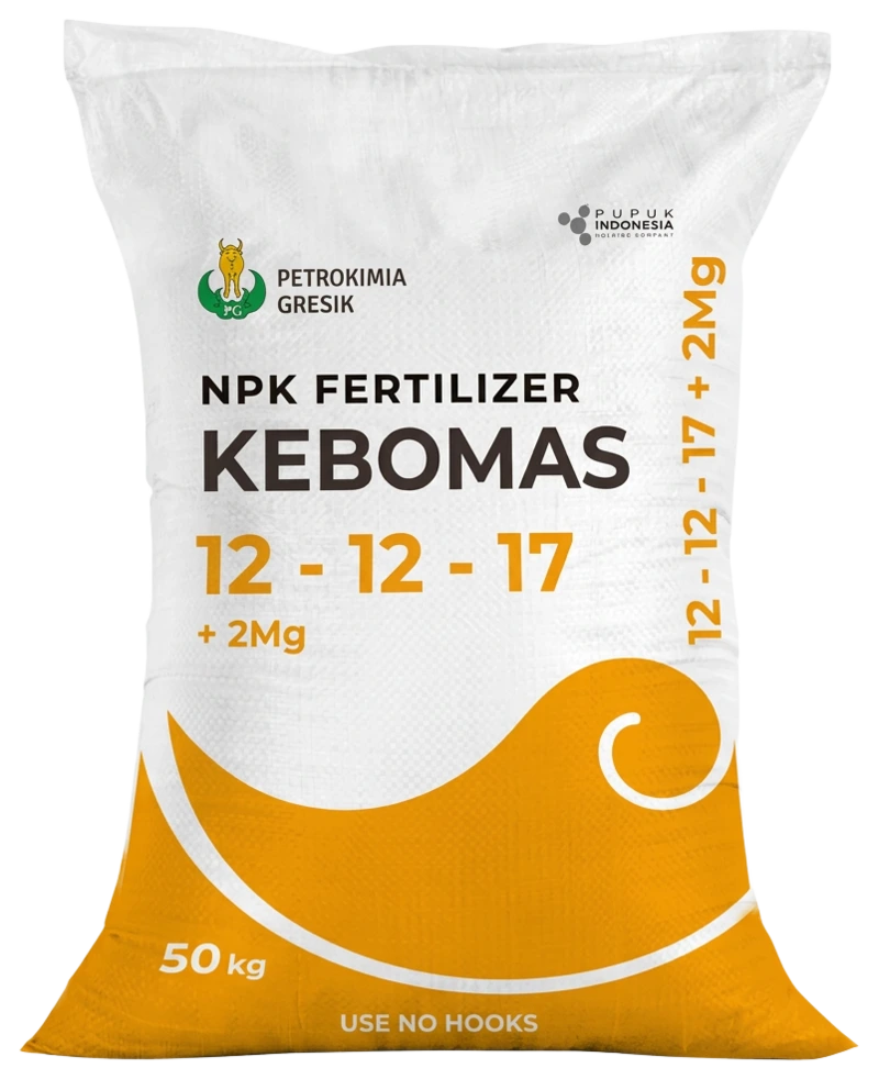 NPK Kebomas 12-12-17 +2Mg, sample bag (example packaging)
