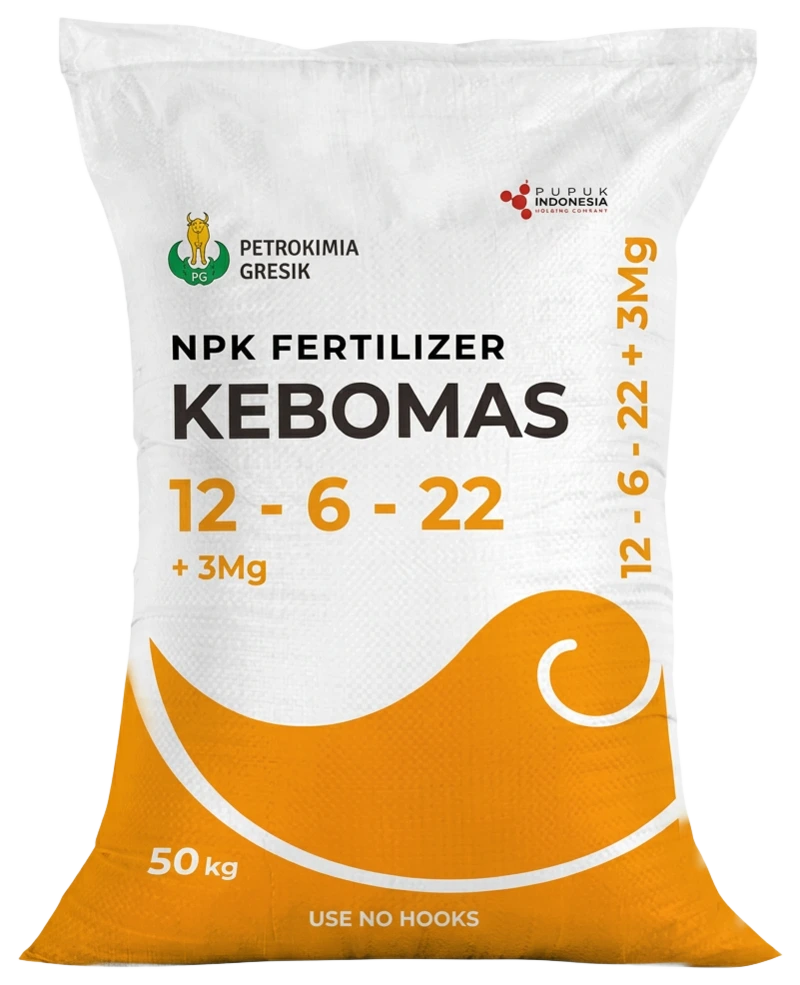 NPK Kebomas 12-6-22 +3Mg, sample bag (example packaging)